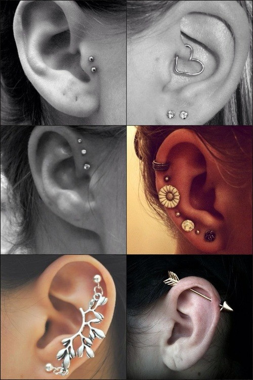 ear tattoo piercing