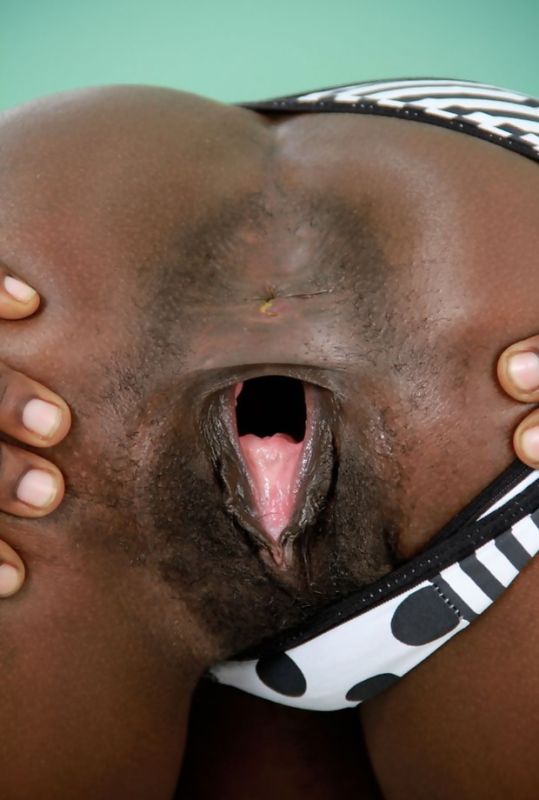 her gaping ass spread