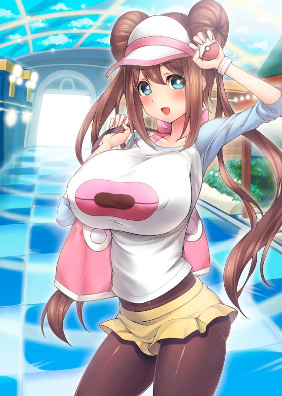 girl pokemon trainer leaf