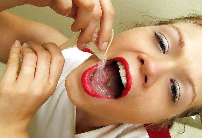 women wearing cum on face