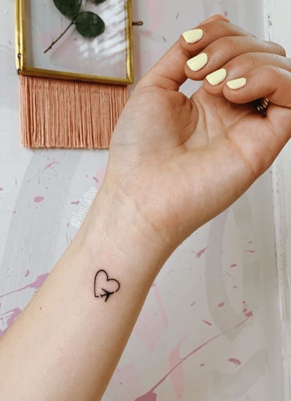 heart hand tattoo
