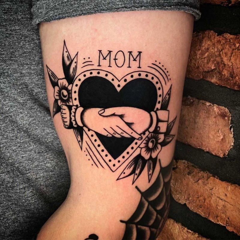 girl heart tattoos