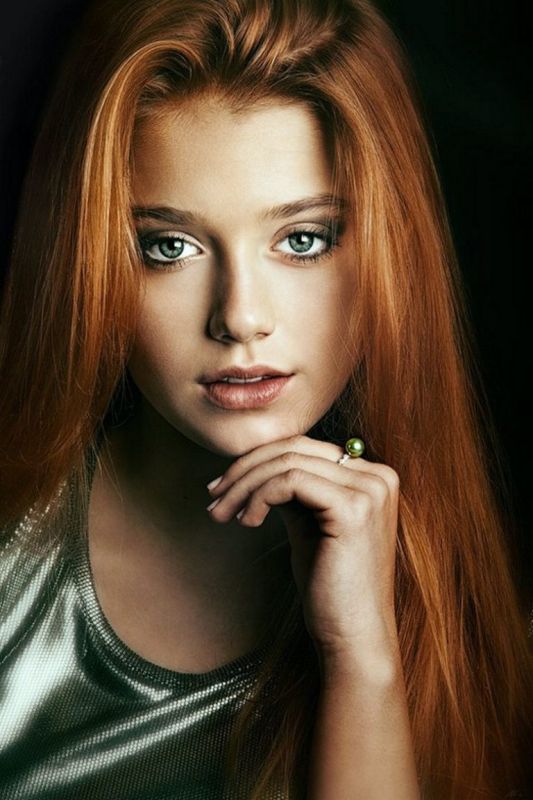 beautiful red headed woman