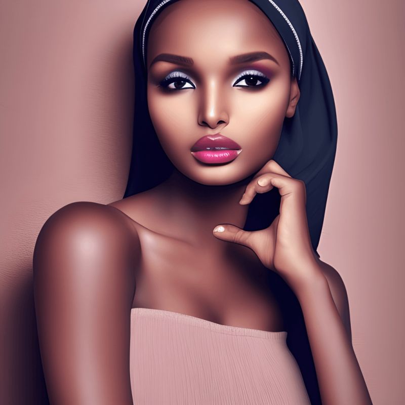pretty dark skin pakistanis