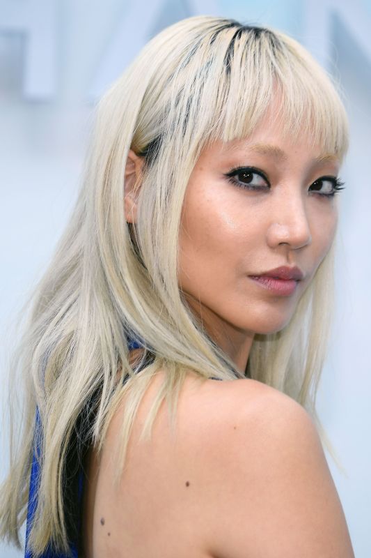 light bleach blonde hair