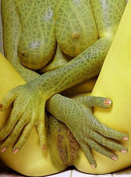 camouflage body paint woman