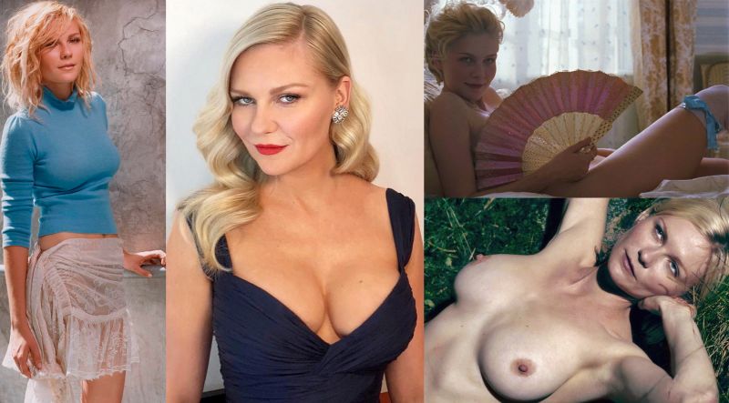 kirsten dunst loses top beach