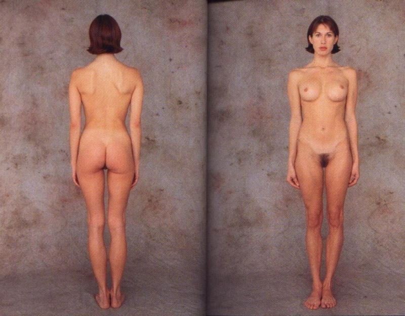 male frontal nude selfie