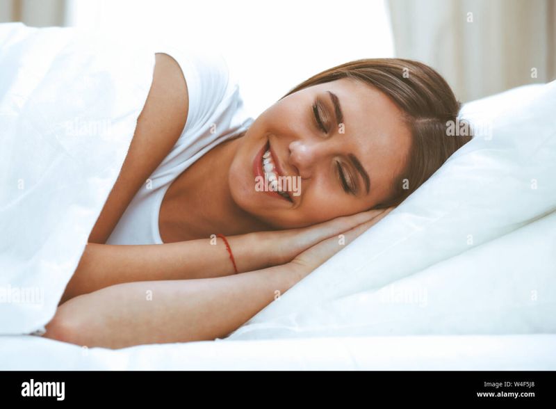 old lady sleeping
