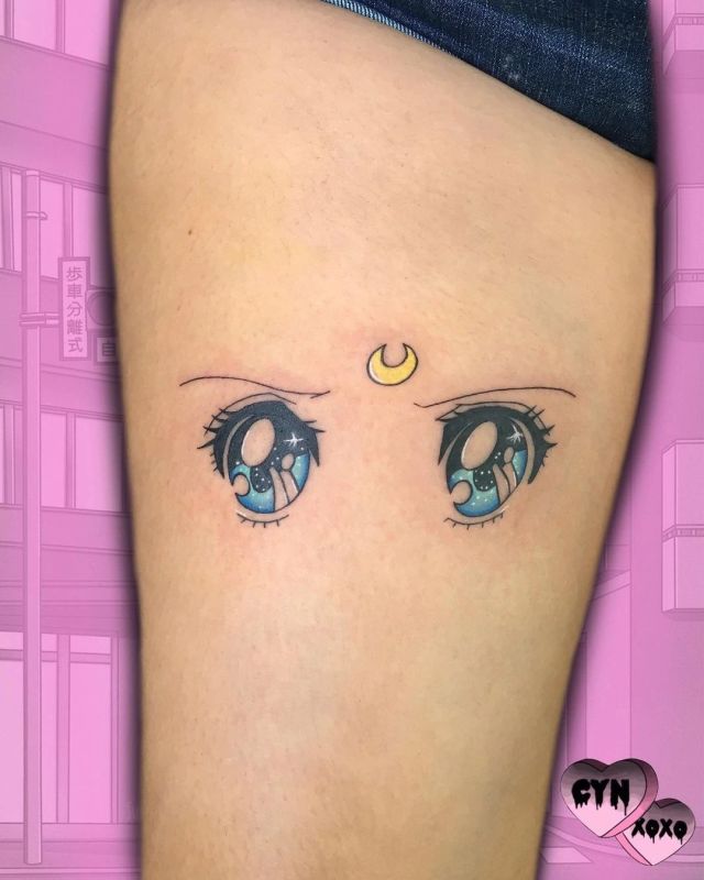 anime panel tattoo