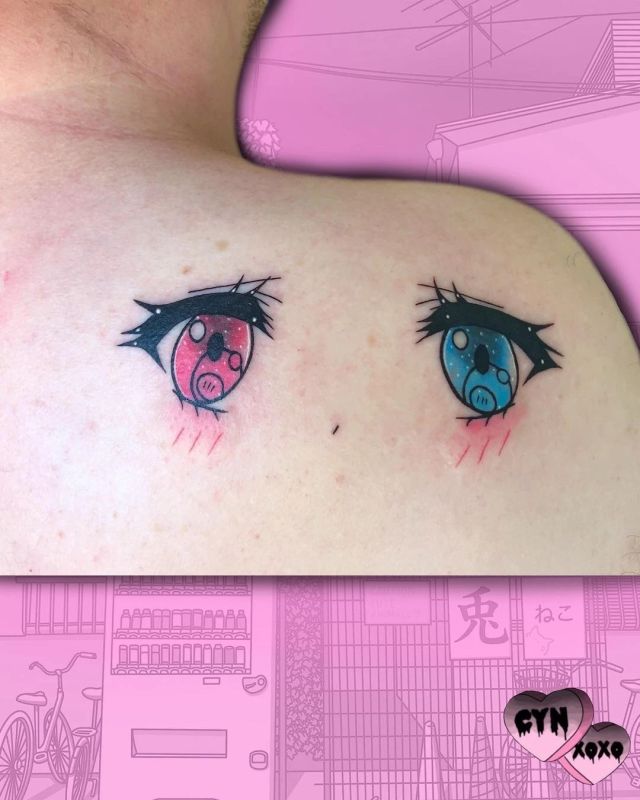 itachi eyes tattoo