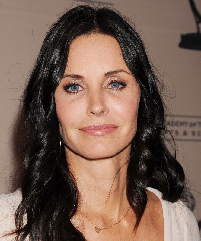 courteney cox ponytail