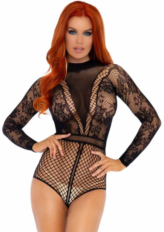 black lace suit