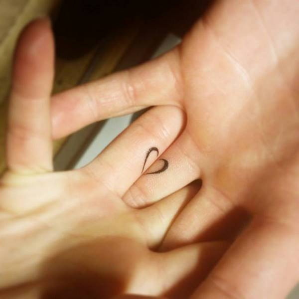heart lock tattoo