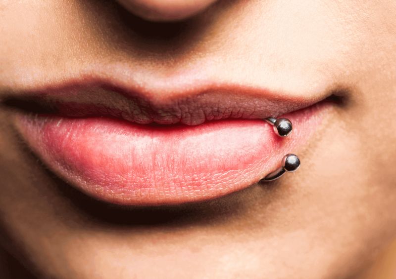 lip piercing stud