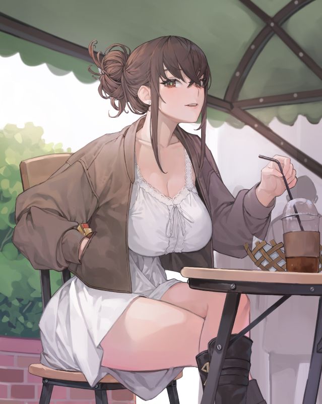 beautiful big boob anime