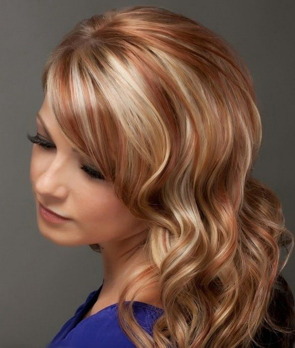 blonde and red together