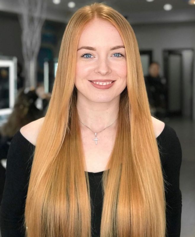 pretty blonde hair