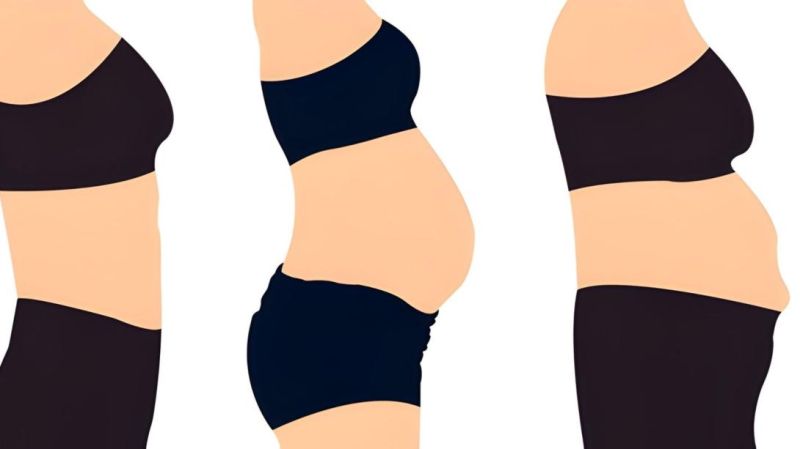 covering an apron belly