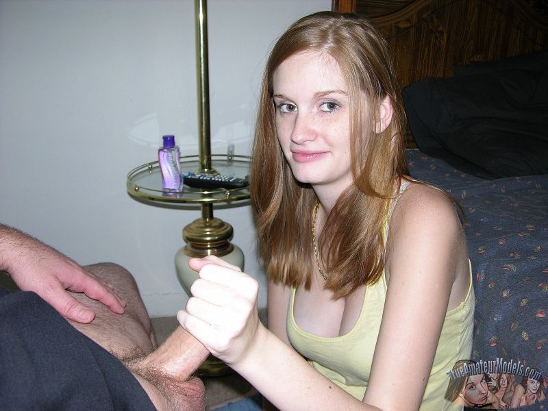 amateur couple handjob