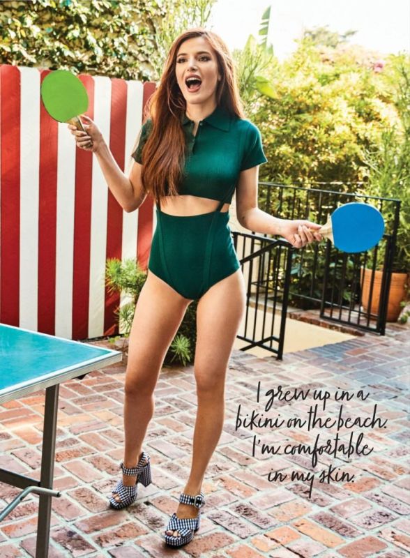 bella thorne in shower