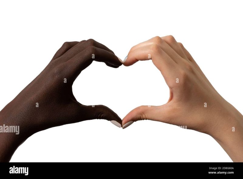 holding hands cartoon black and white