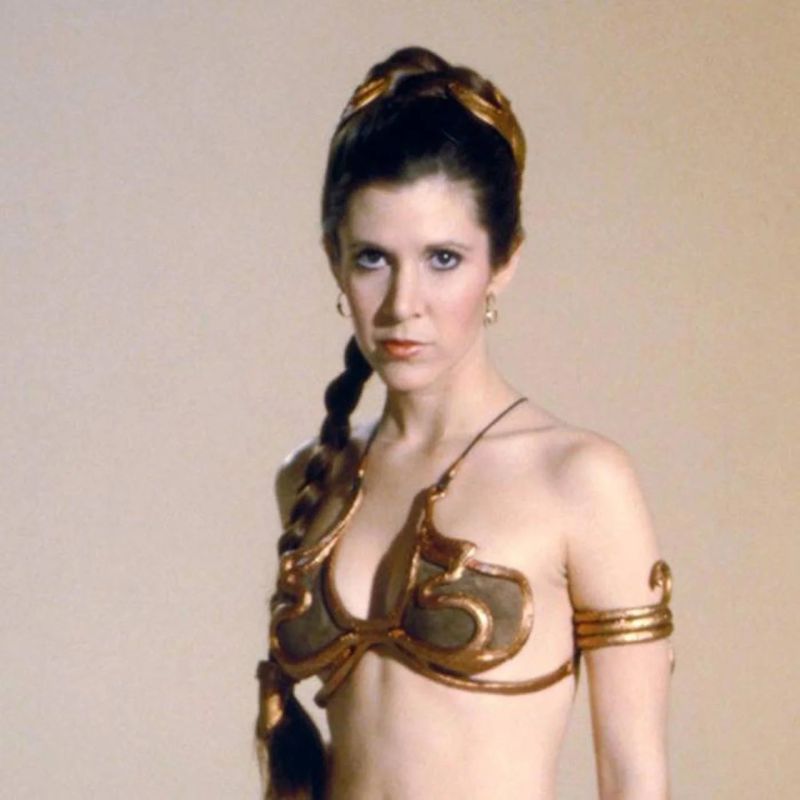 carrie fisher standing cast photo