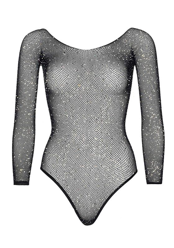 black mesh bodycon dress