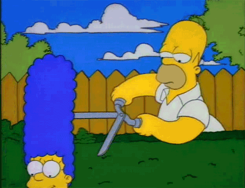 homer simpson excited