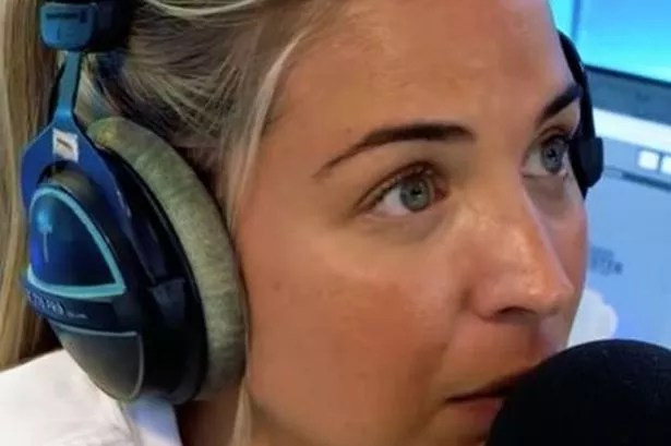gemma atkinson silk dress