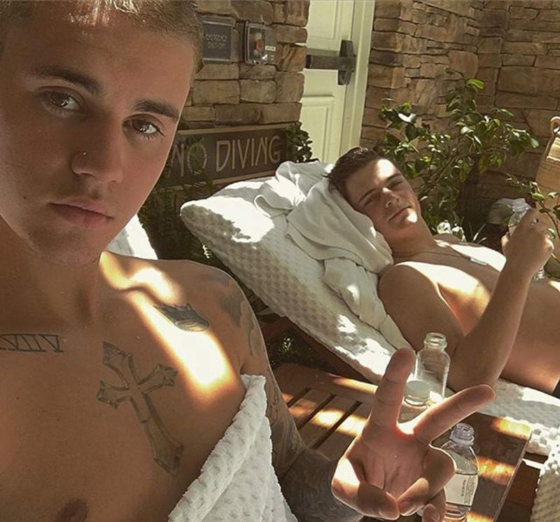 justin bieber towel