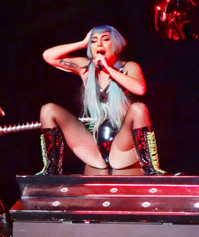 lady gaga sweaty
