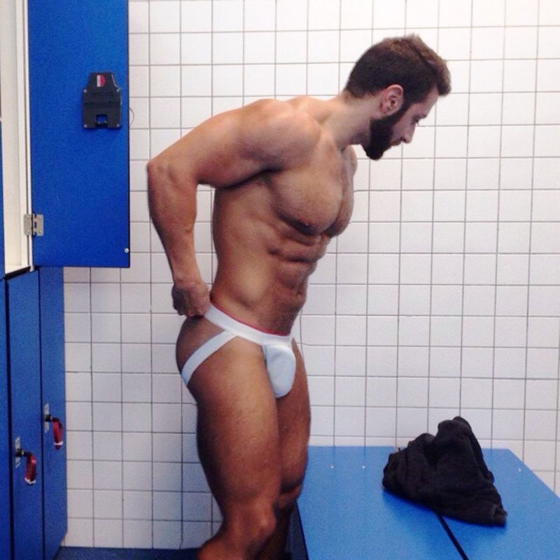 businessmen locker room