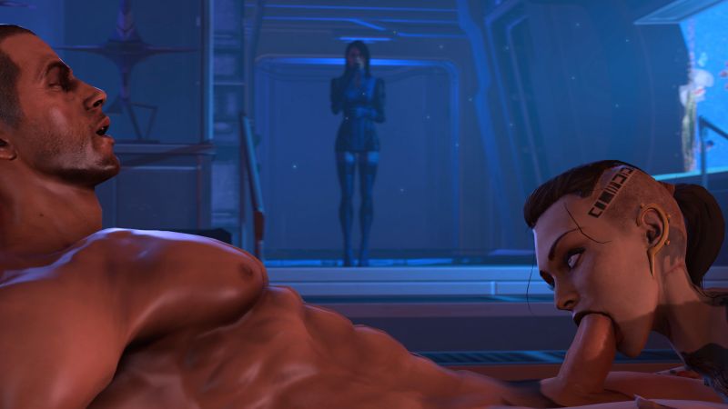mass effect ashley williams kiss