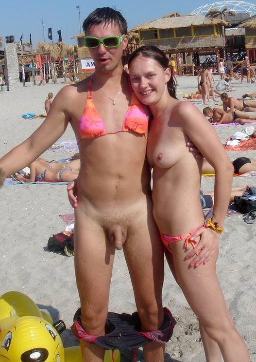 male nude beach guy