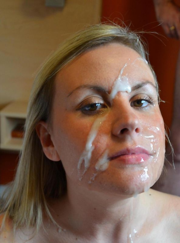 selfie facial cum face