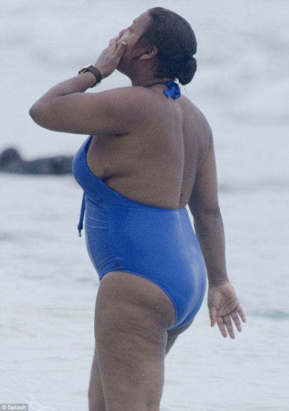 queen latifah swimsuit