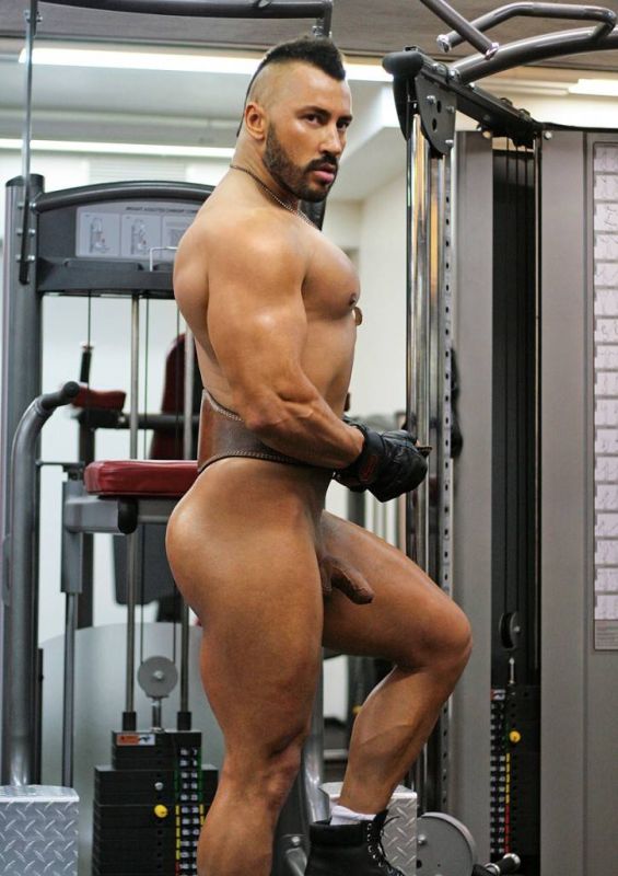 gay gym boner