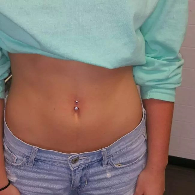 weight loss belly button