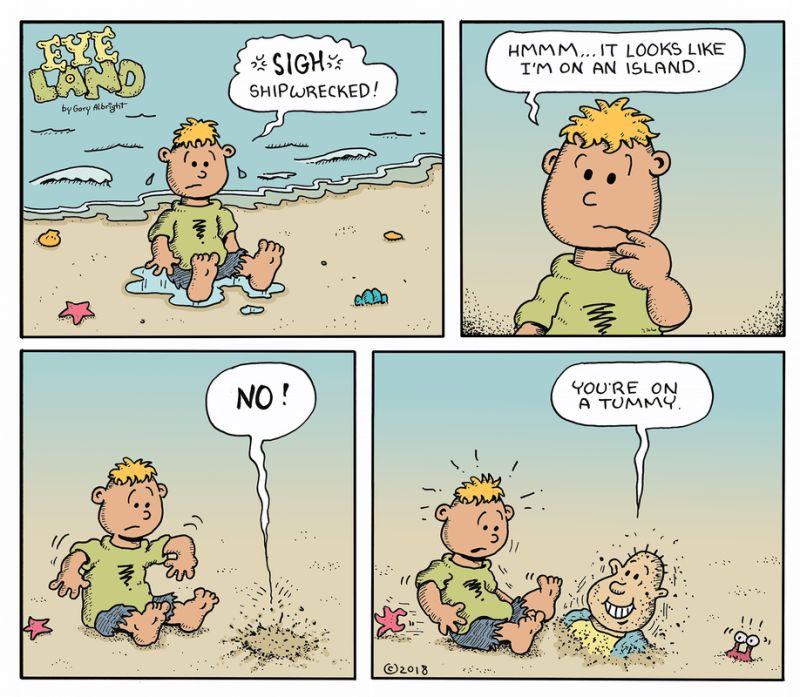 reading poster comic