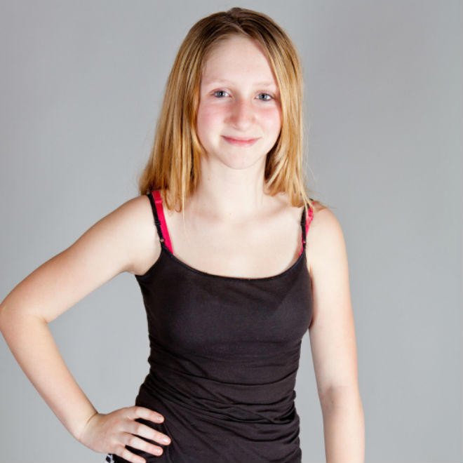 visible beige bra strap shirt