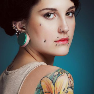 welded piercings