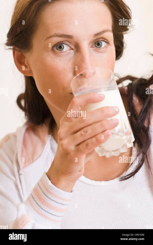 chugging milk